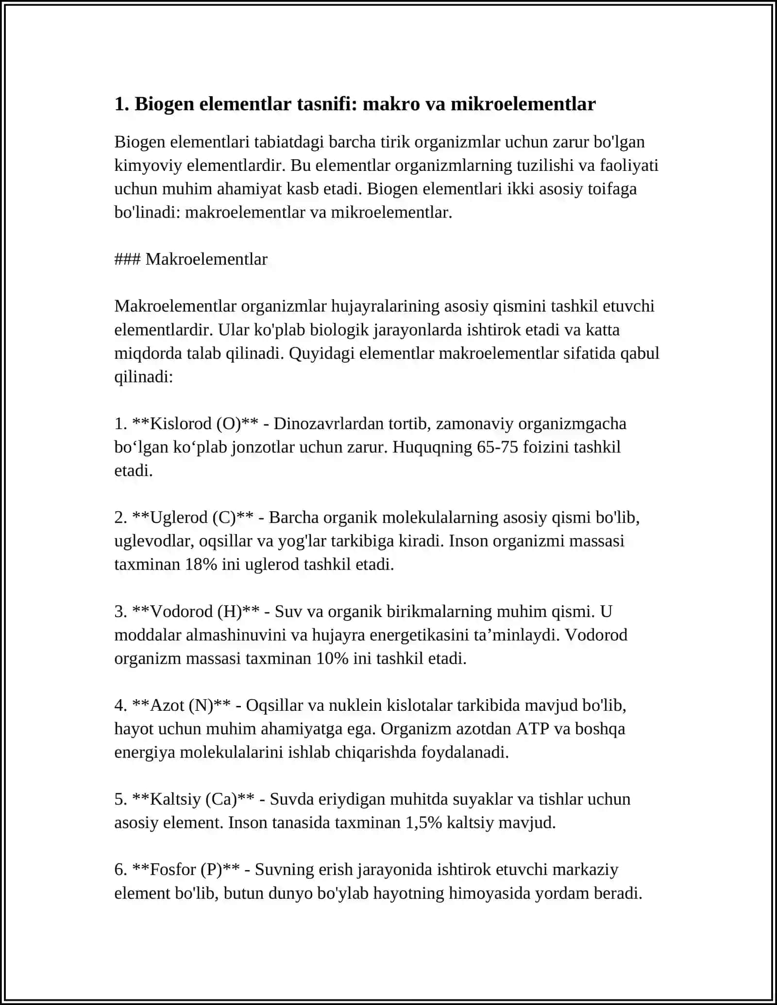 BIOGEN ELEMENTLAR KOMPLEKS BIRIKMALAR ENDEMIK VA KASB KASALIKLARI 4