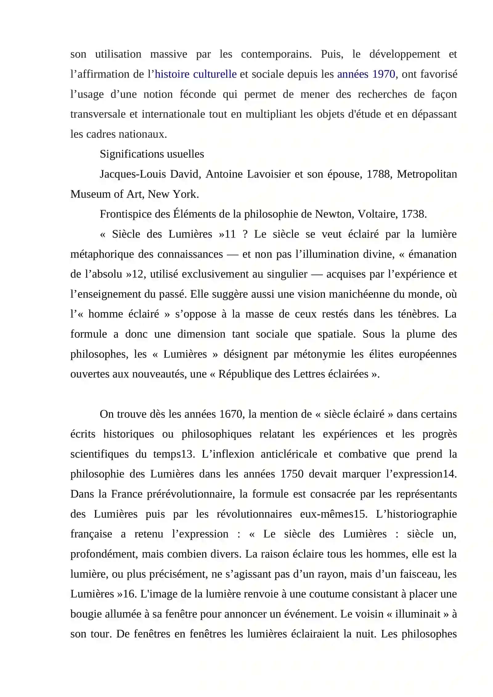 Le siècle des lumières 4