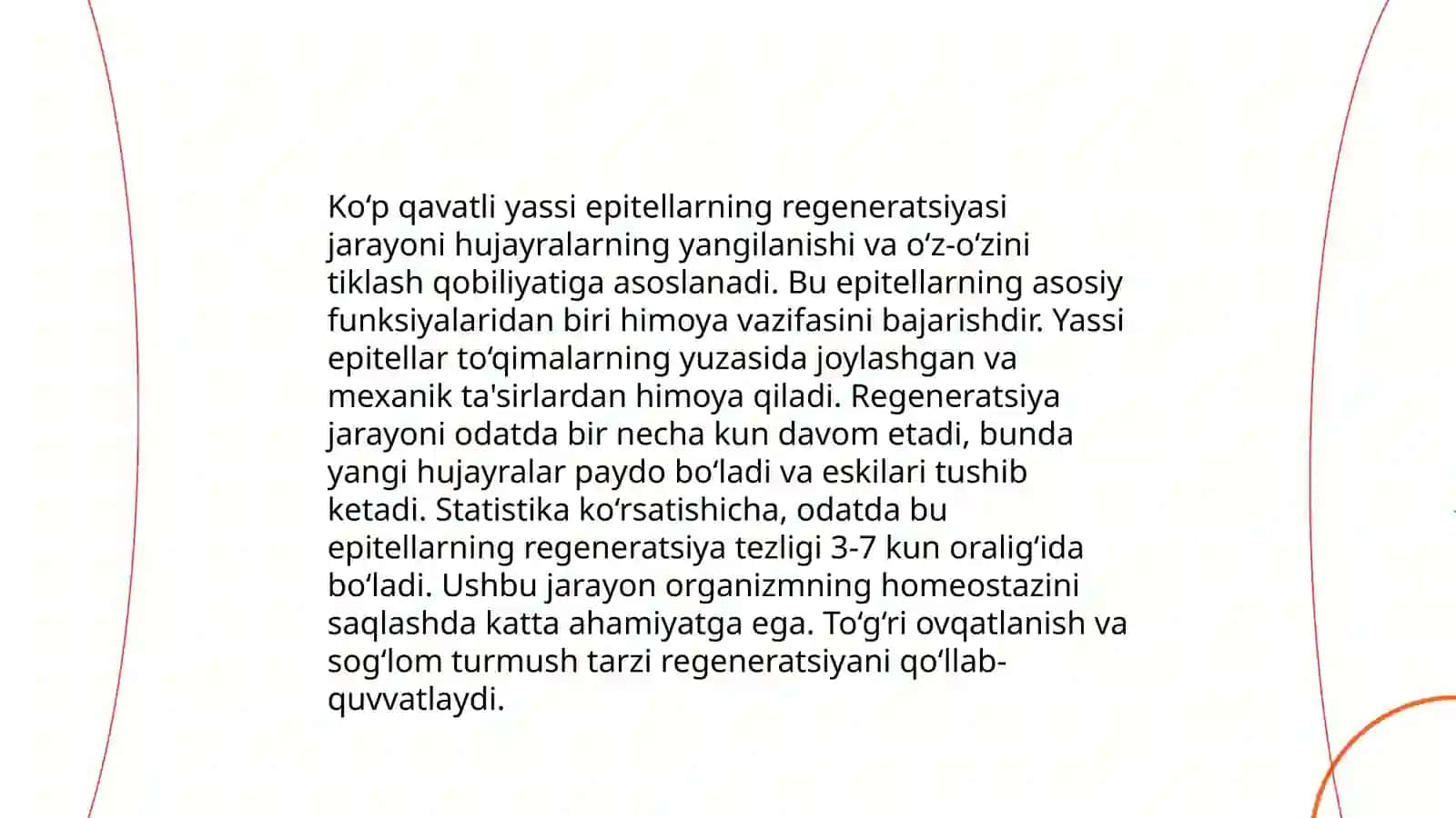 Ko‘p qavatli yassiepiteliyning tashkiliy tuzilishi 4