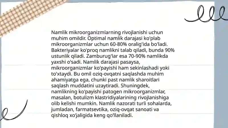 Mikroorganizmlarga tashqi mihit omillarining tasiri 4