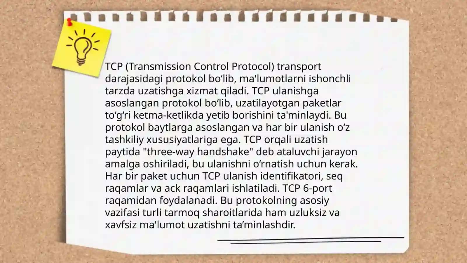 Tarmoq texnologiyalari.Internet bayonnomalari 4