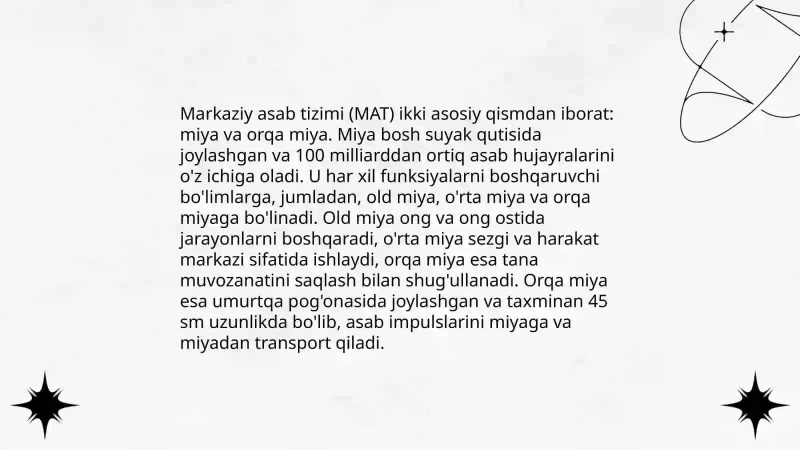 Bosh va orqa miya o'tkazuv yo'llari 4