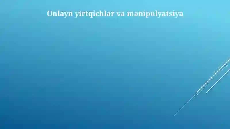 Onlayn Yirtqichlar va Mazaxlash 4