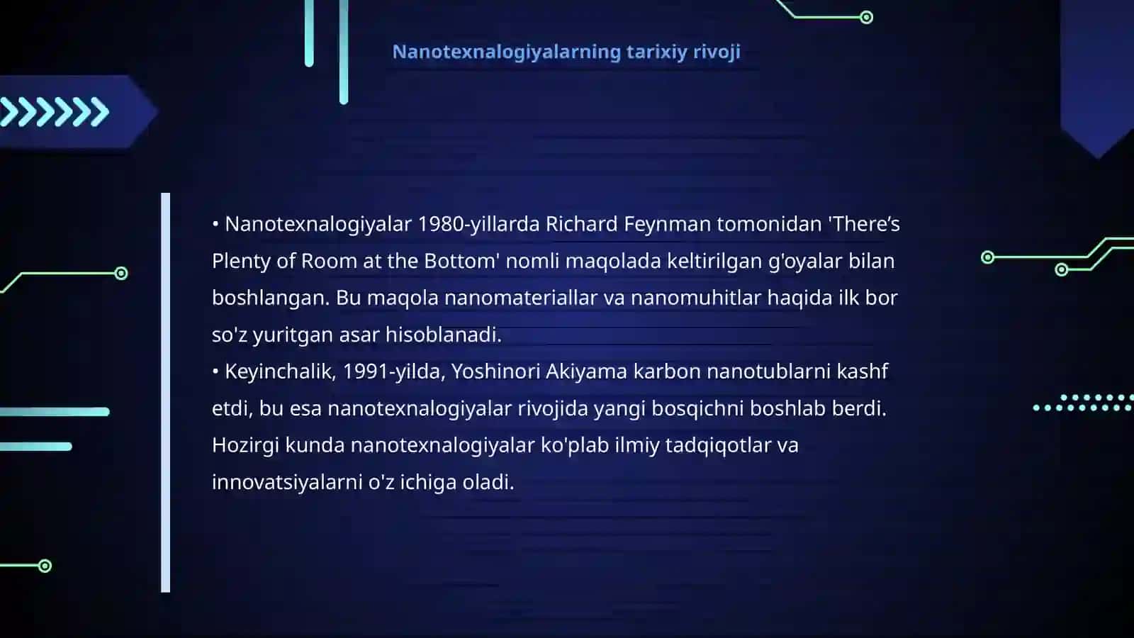 Nanotexnalogiyalar haqida umumiy ma'lumot 4