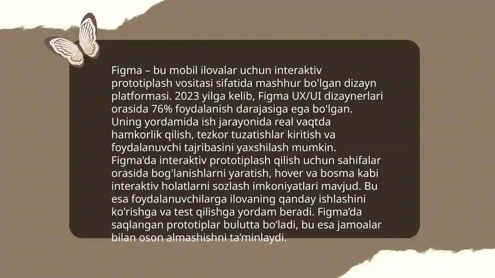 Figma dasturida mobil ilova interfeysini loyihalash 4
