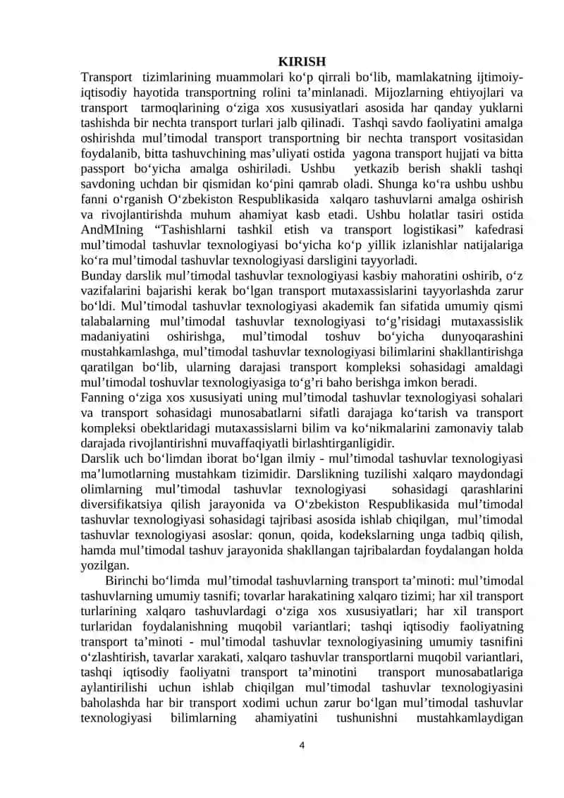 Multimodal tashuvlar texnologiyasi 4