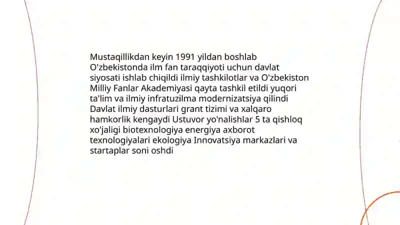 O'zbekistonda ilm-faning rivojlanishi 4