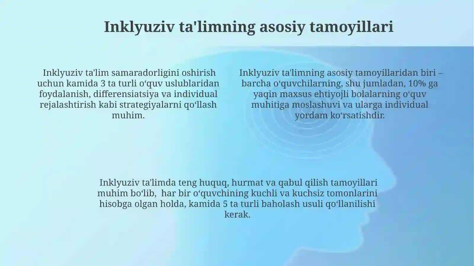 Inklyuziv Ta'lim Konsepsiyasi 4