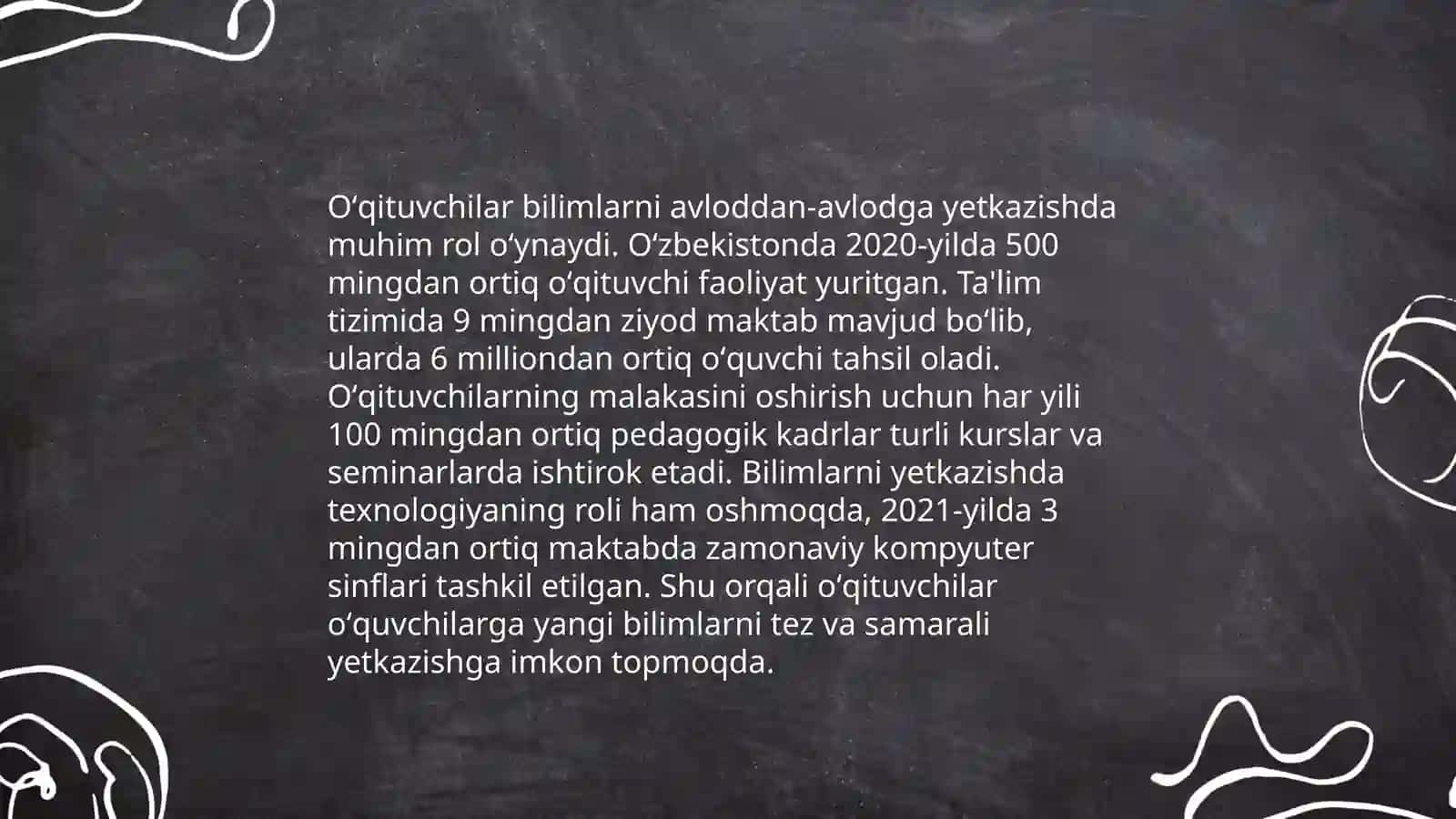 Oʻqituvchining jamiyatda tutgan oʻrni 4