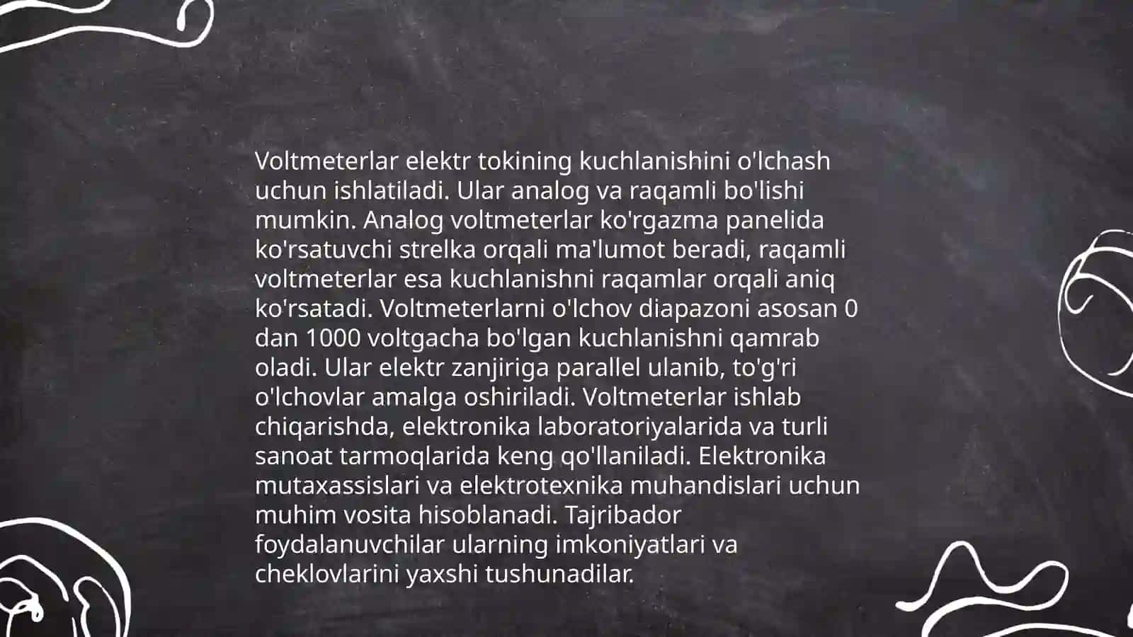 Elektromexanik elektr oʻlchov asboplari 4