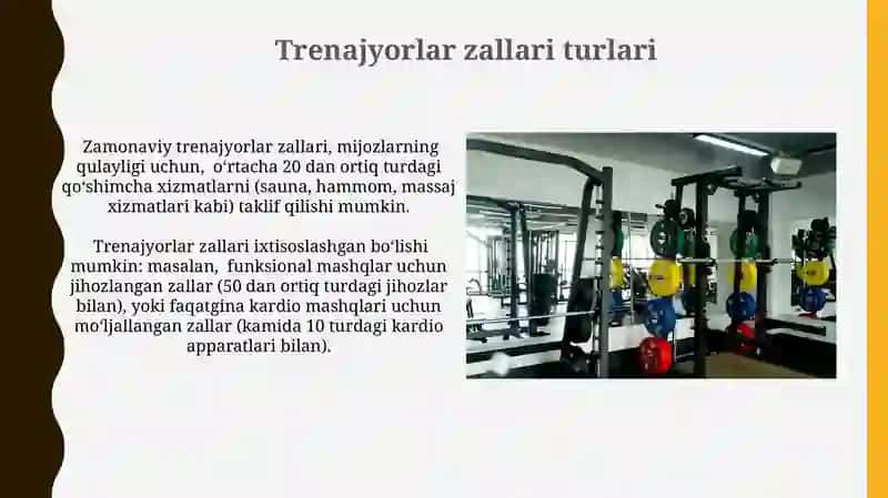 Trenajyorlar zallarida gigiena 4