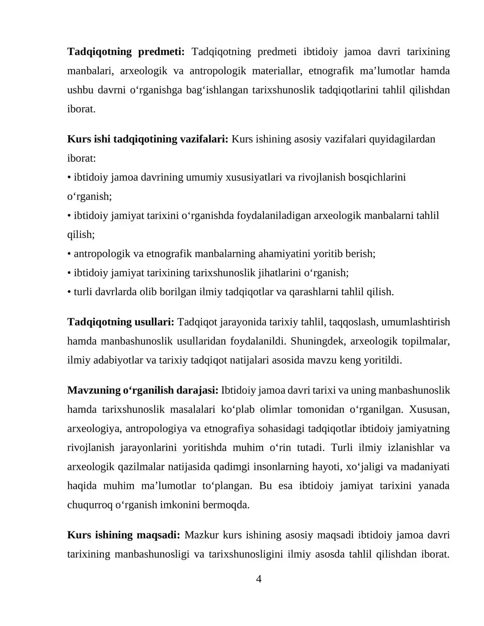 Ibtidoiy jamoa davri tarixining manbashunosligi va tarixshunosligi 4