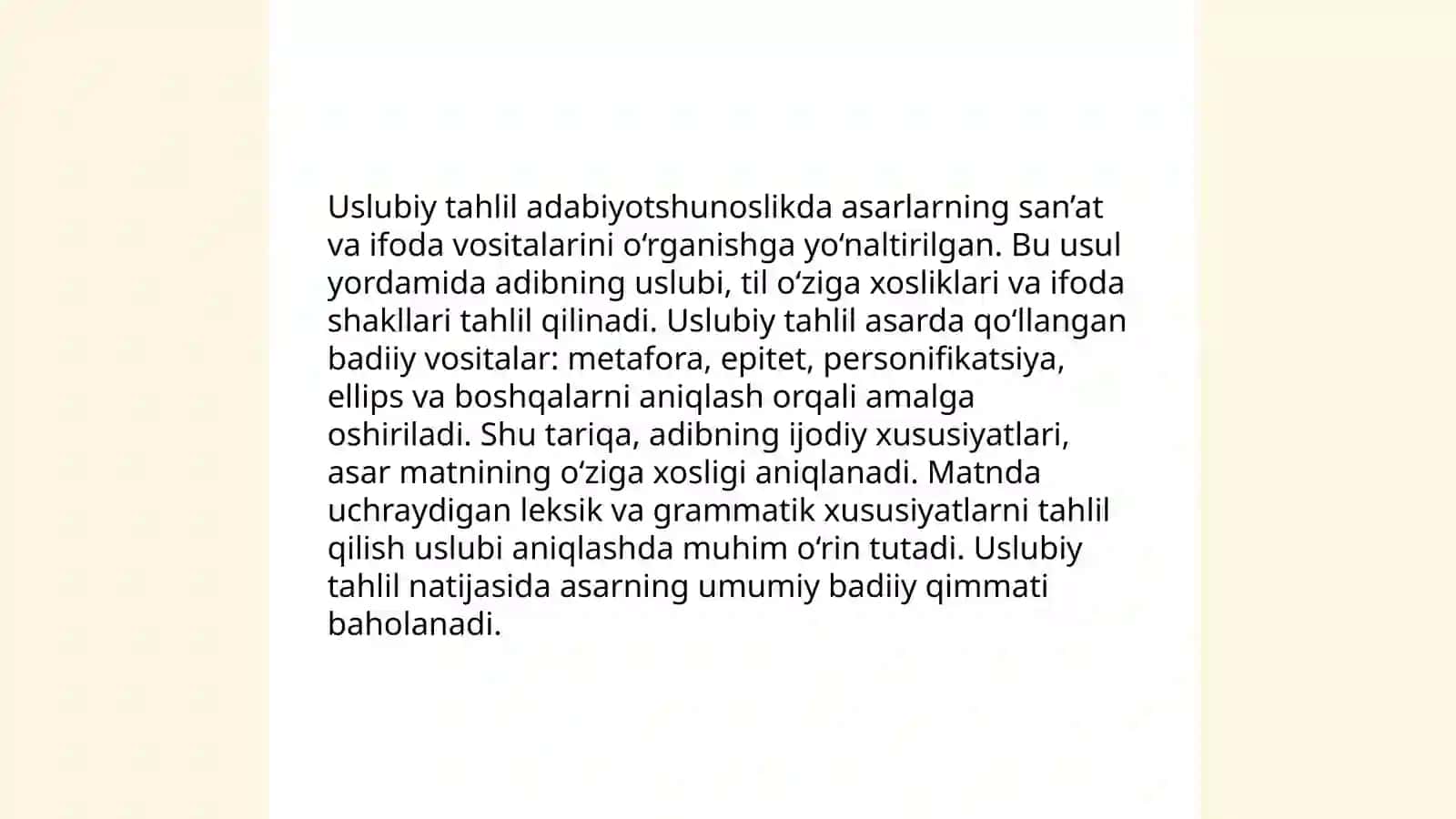 Uslubiyat 4