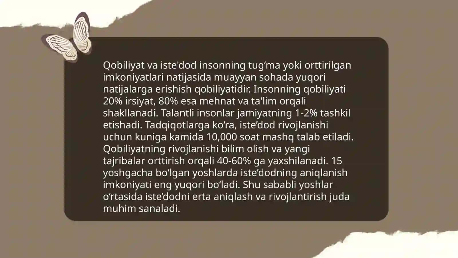 Qobiliyat haqida tushuncha 4