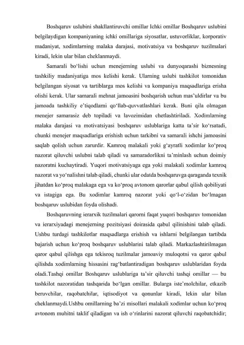 BOSHQARUV TIZIMINING ASOSLARI 4