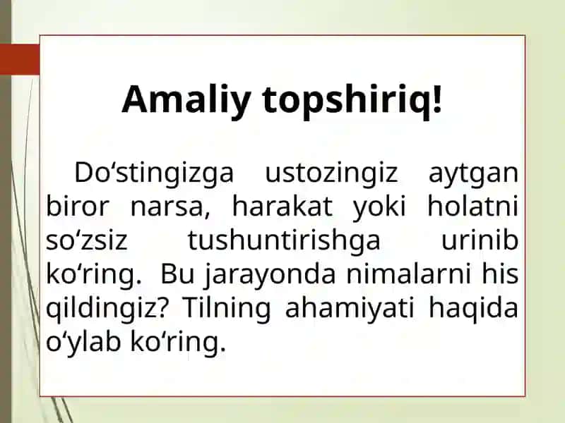 Til–muloqotvositasi 4