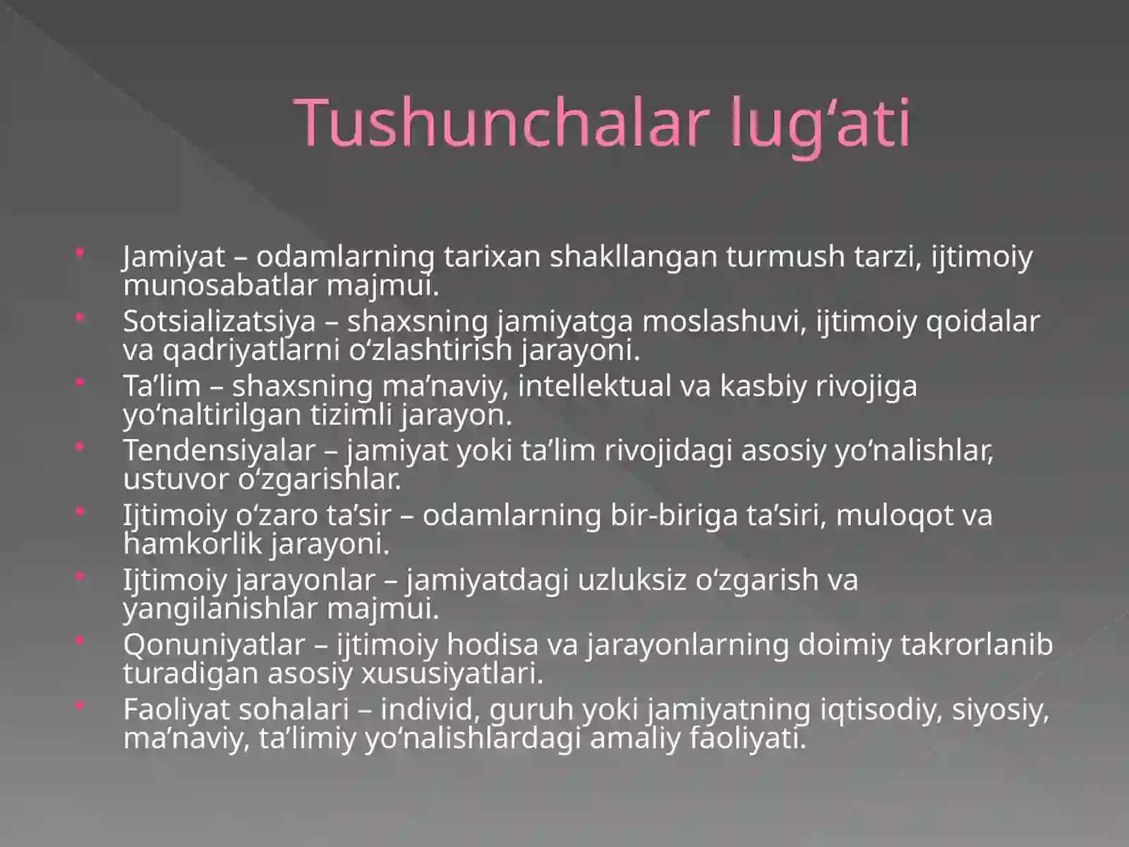 Ijtimoiy jarayonlar va ta'lim 4