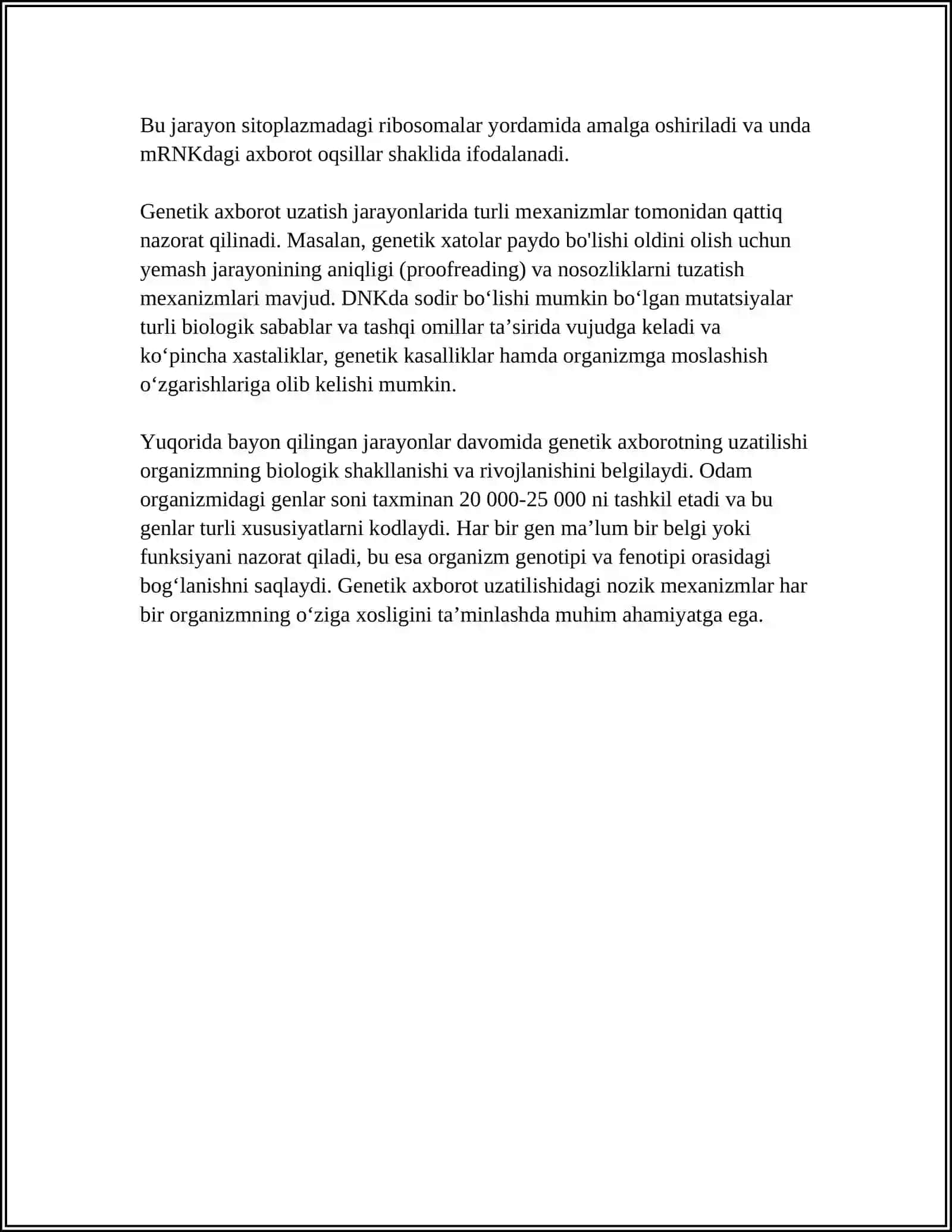 IRSIYATNING MOLEKULAR ASOSLARI 4