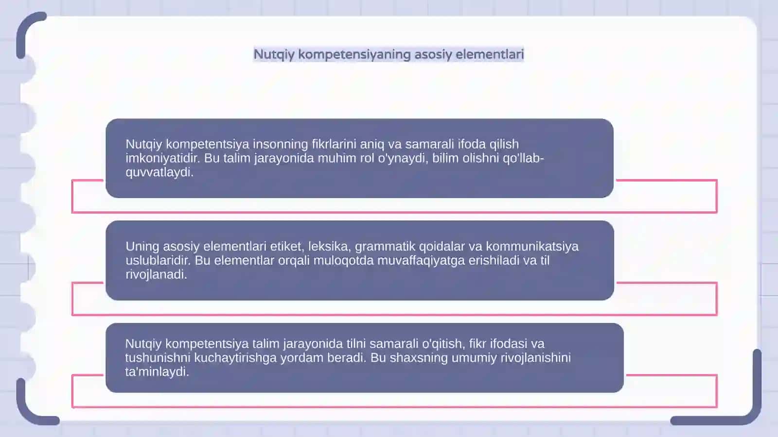 Nutqiy kompetensiya tushunchasi 4