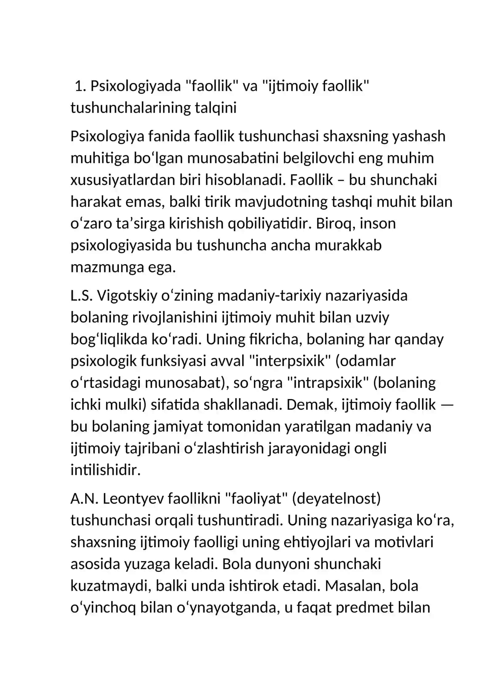 Psixologik Shart-sharoitlari 4