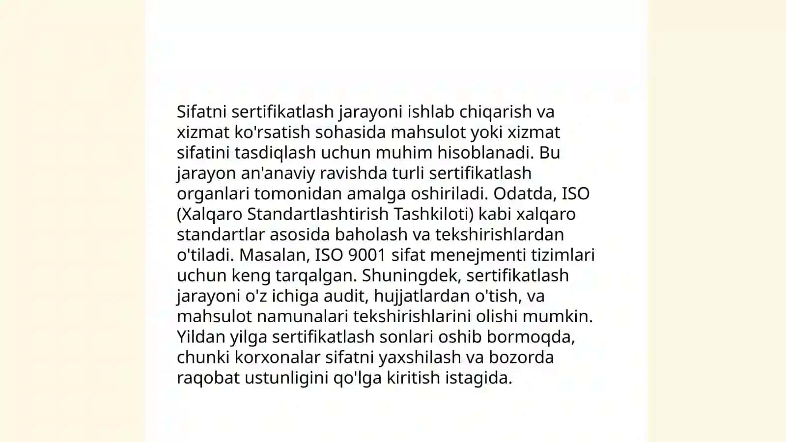 Mahsulot sifatini nazorat qilish tizimi 4