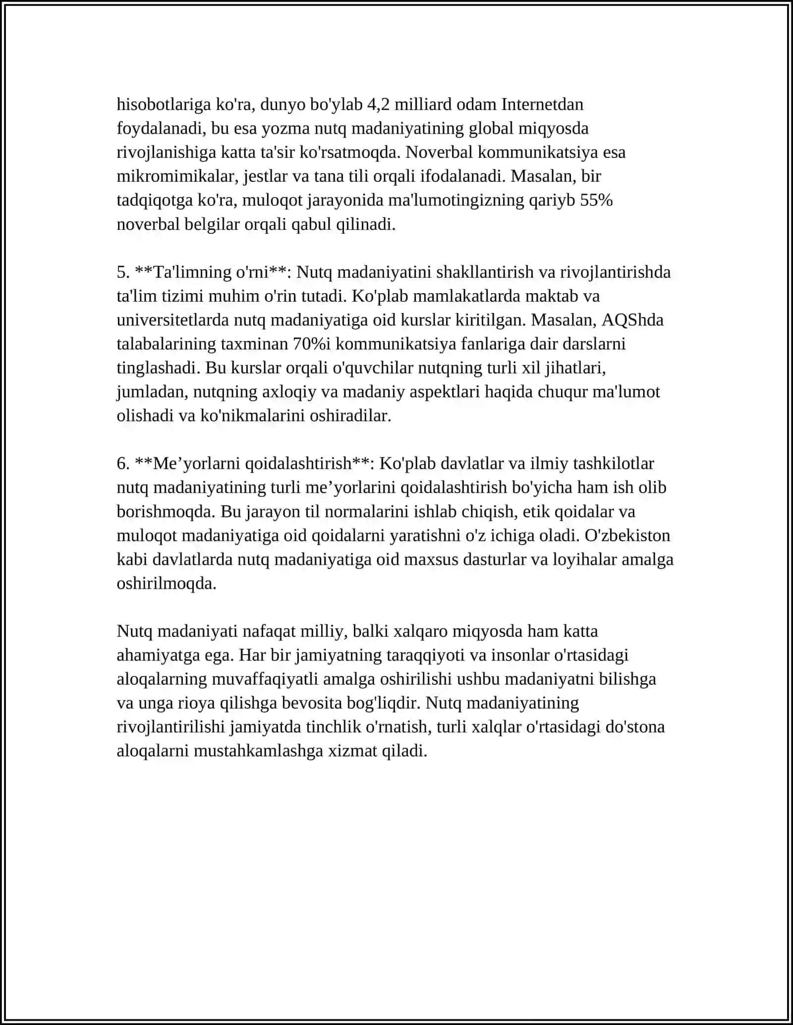 NUTQ KONIKMALARI 4