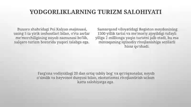 Oʻrta Osiyo tabiat yodgorliklari va ularning tarqalishi 4