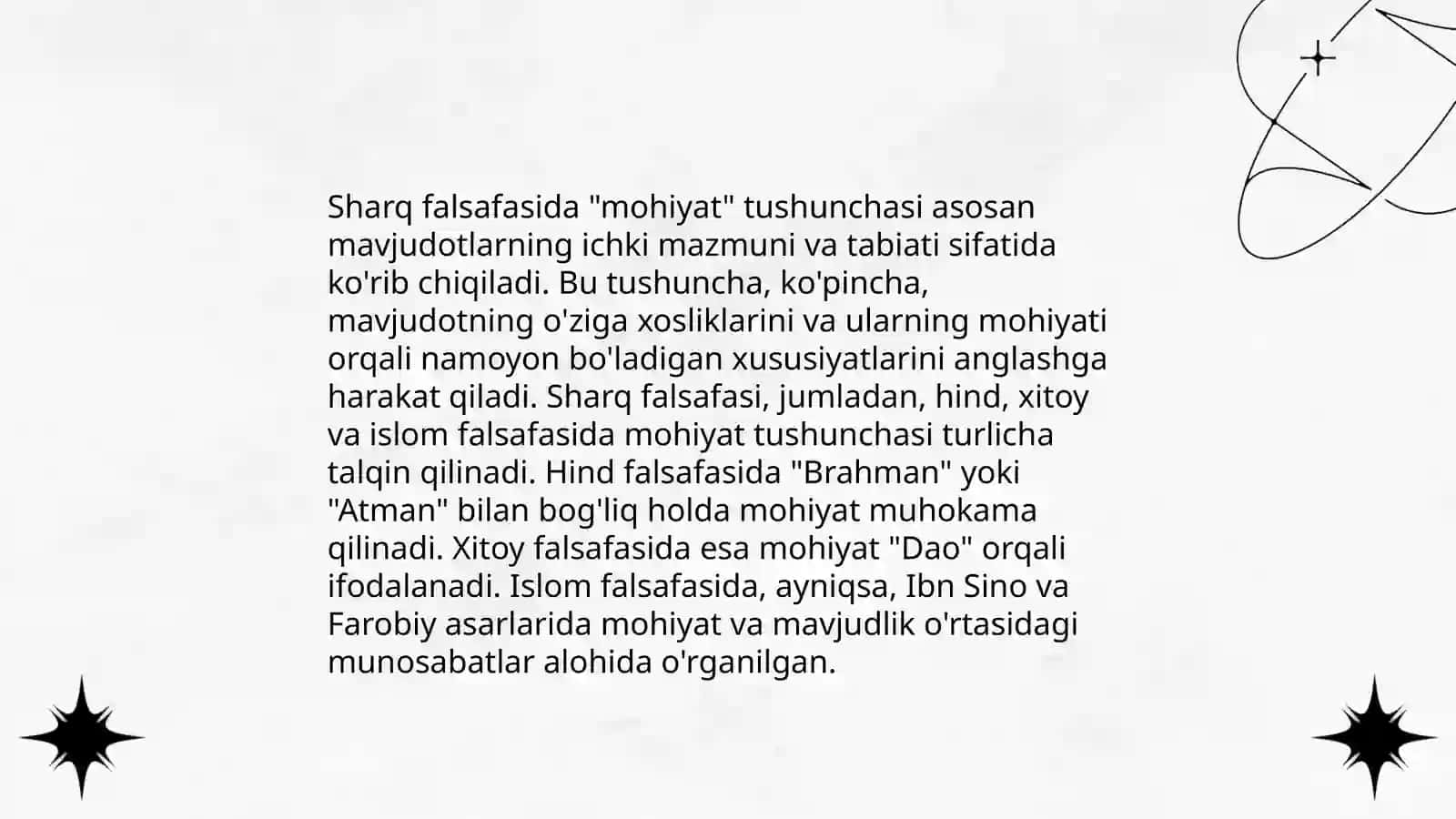 Gʻarb va Sharq mutafakkirlarning falsafiga doir 4