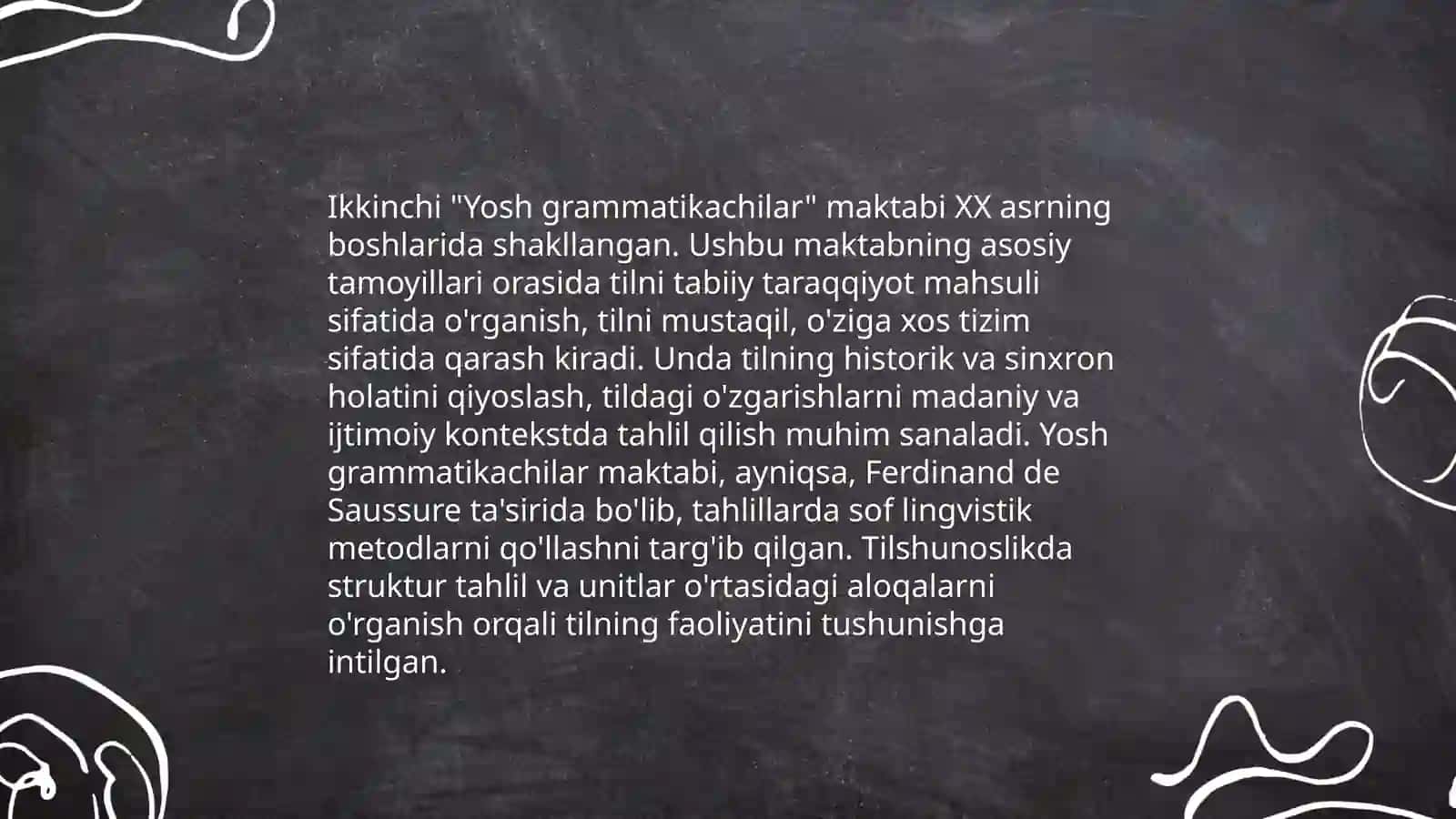 Yosh grammatikachilar maktabining yutuqlari va cheklangan jihatlari 4