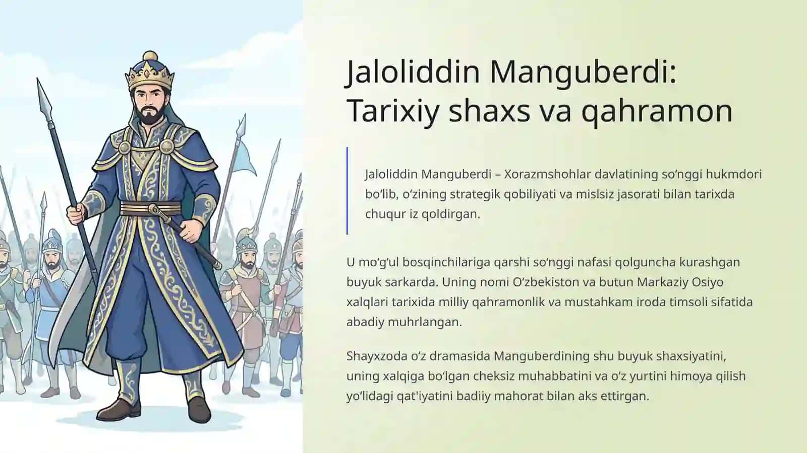 JALOLIDDIN MANGUBERDI DRAMMASI 4