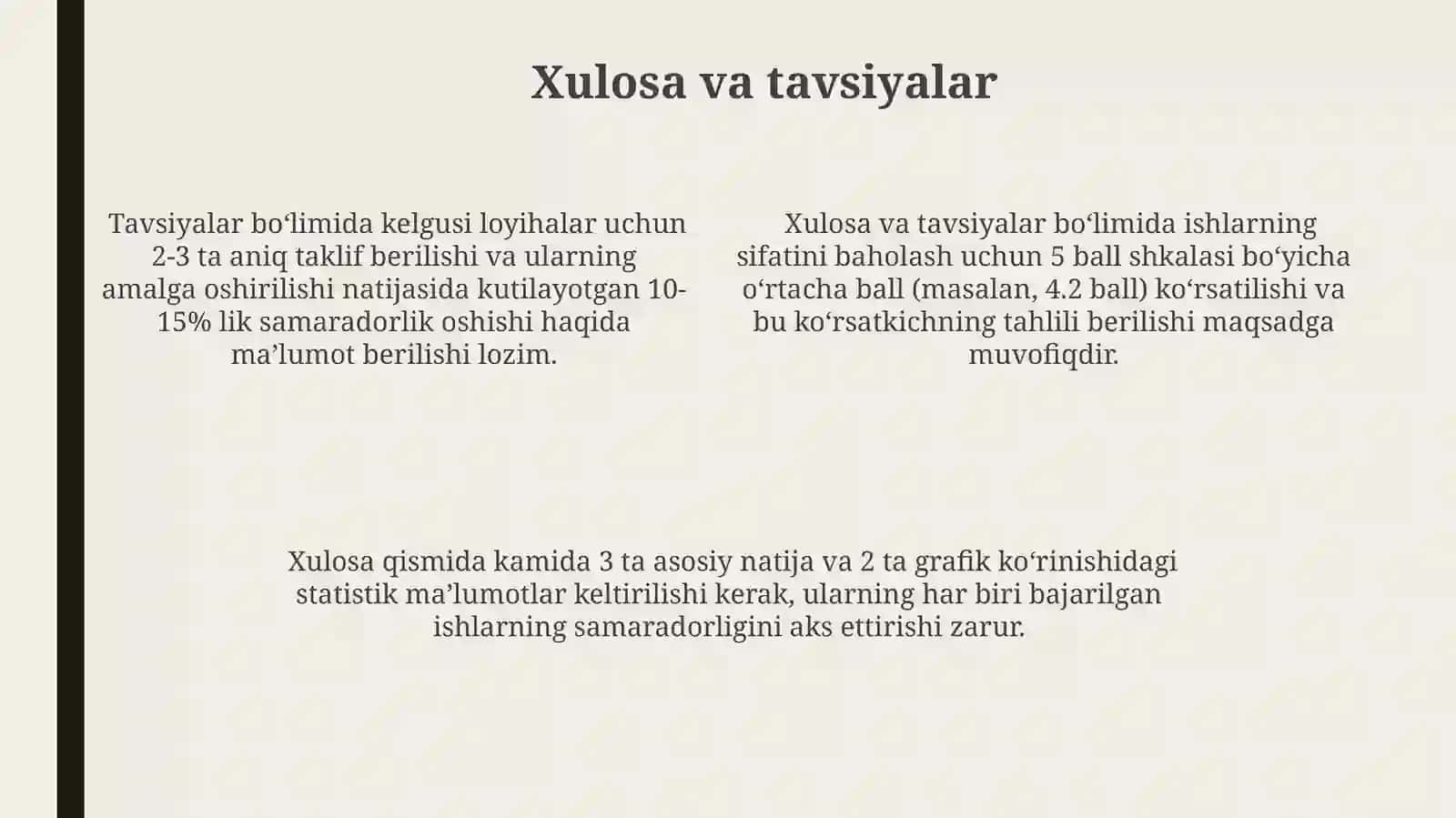 Hisobot tayyorlash 4