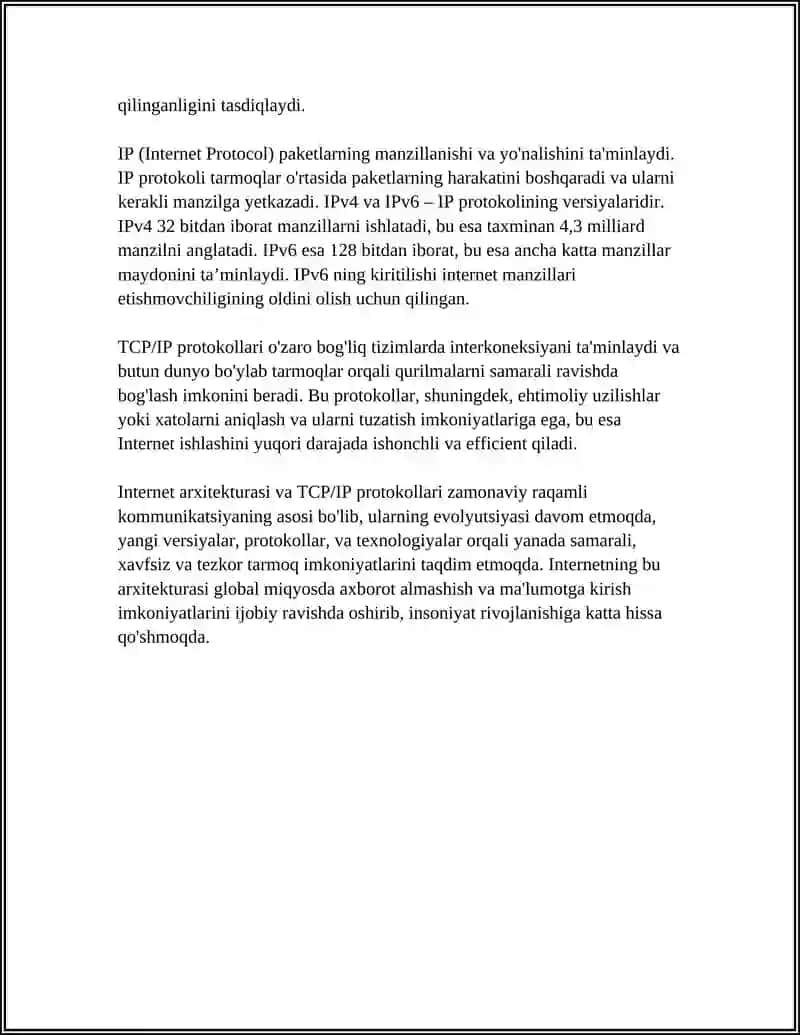 INTERNET VA WWW TEXNOLOGIYALARINING ISHLASH PRINSIPI 4
