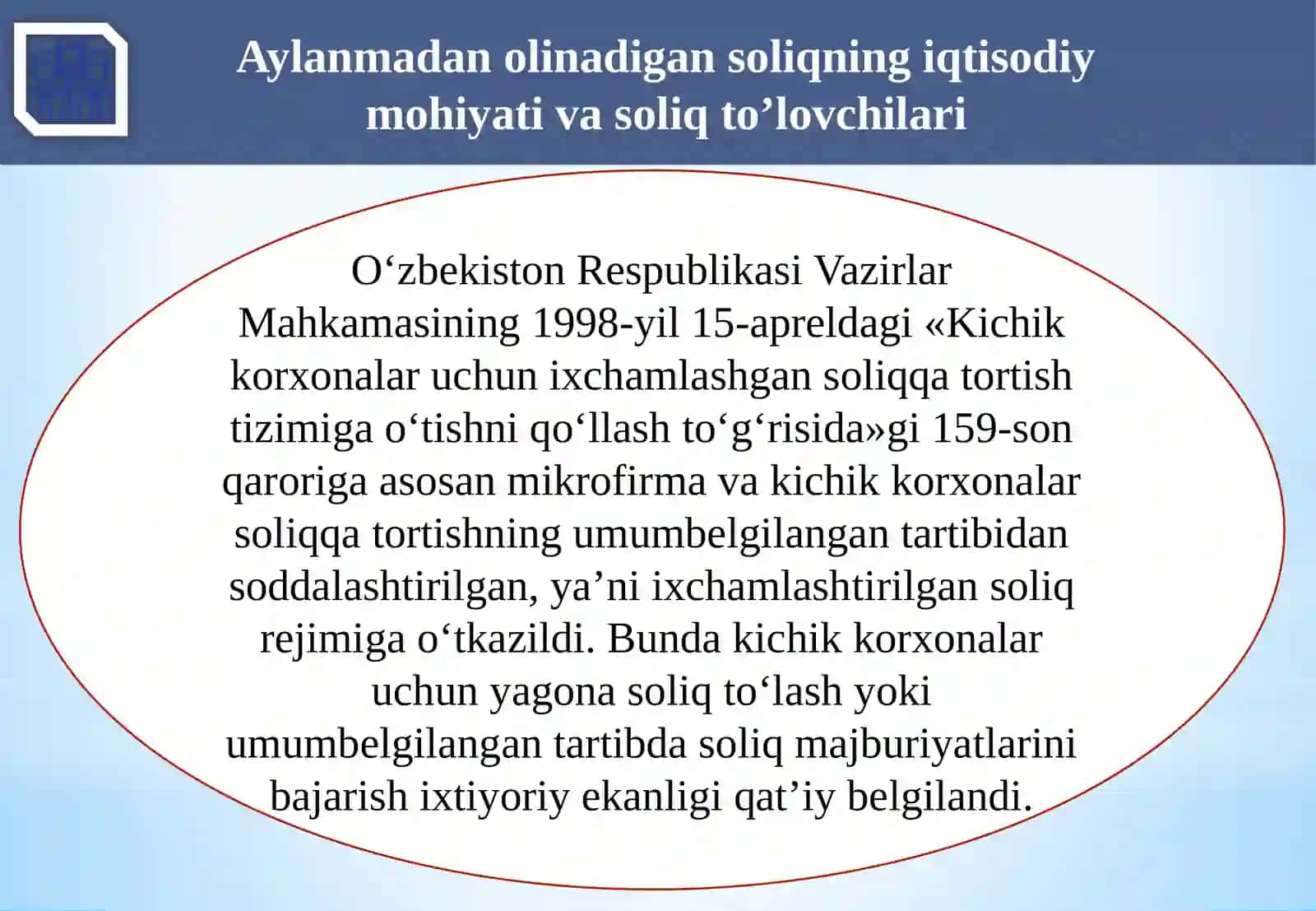 Aylanmadan olinadigan soliq 4
