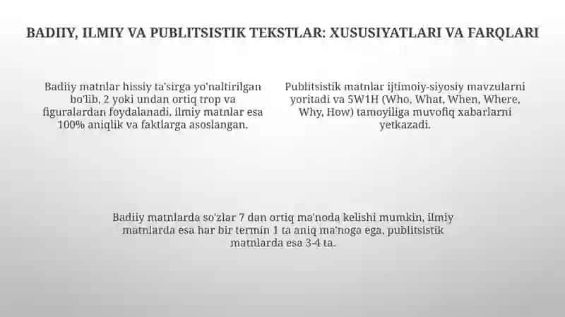 Matnturlarivauningoʻzigaxosjixatlari 4