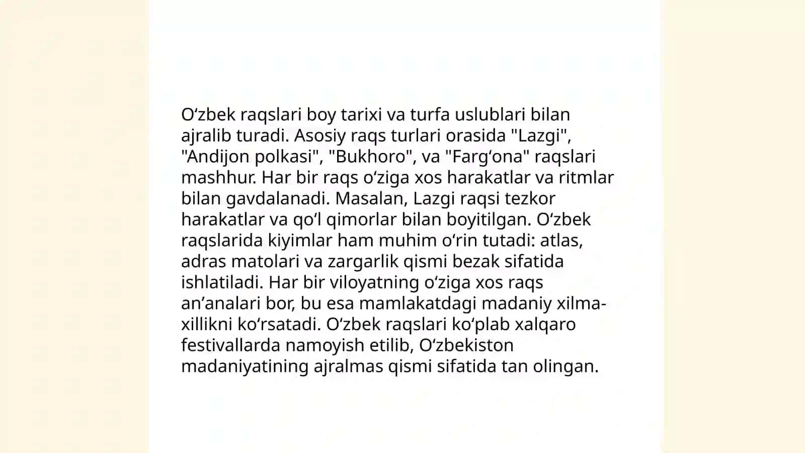 Oʻzbekiston an'anaviy musiqa san'ati 4