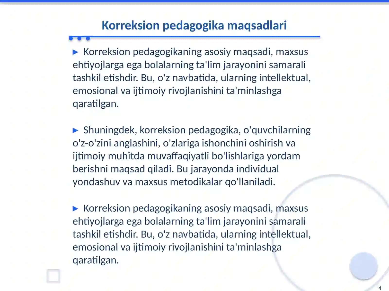Korreksion pedagogika asoslari 4