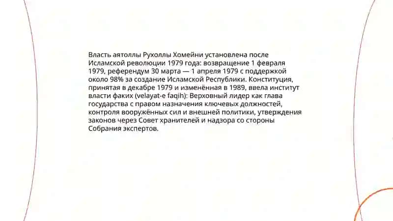 Иран в конце 20 - начале 21 века 4