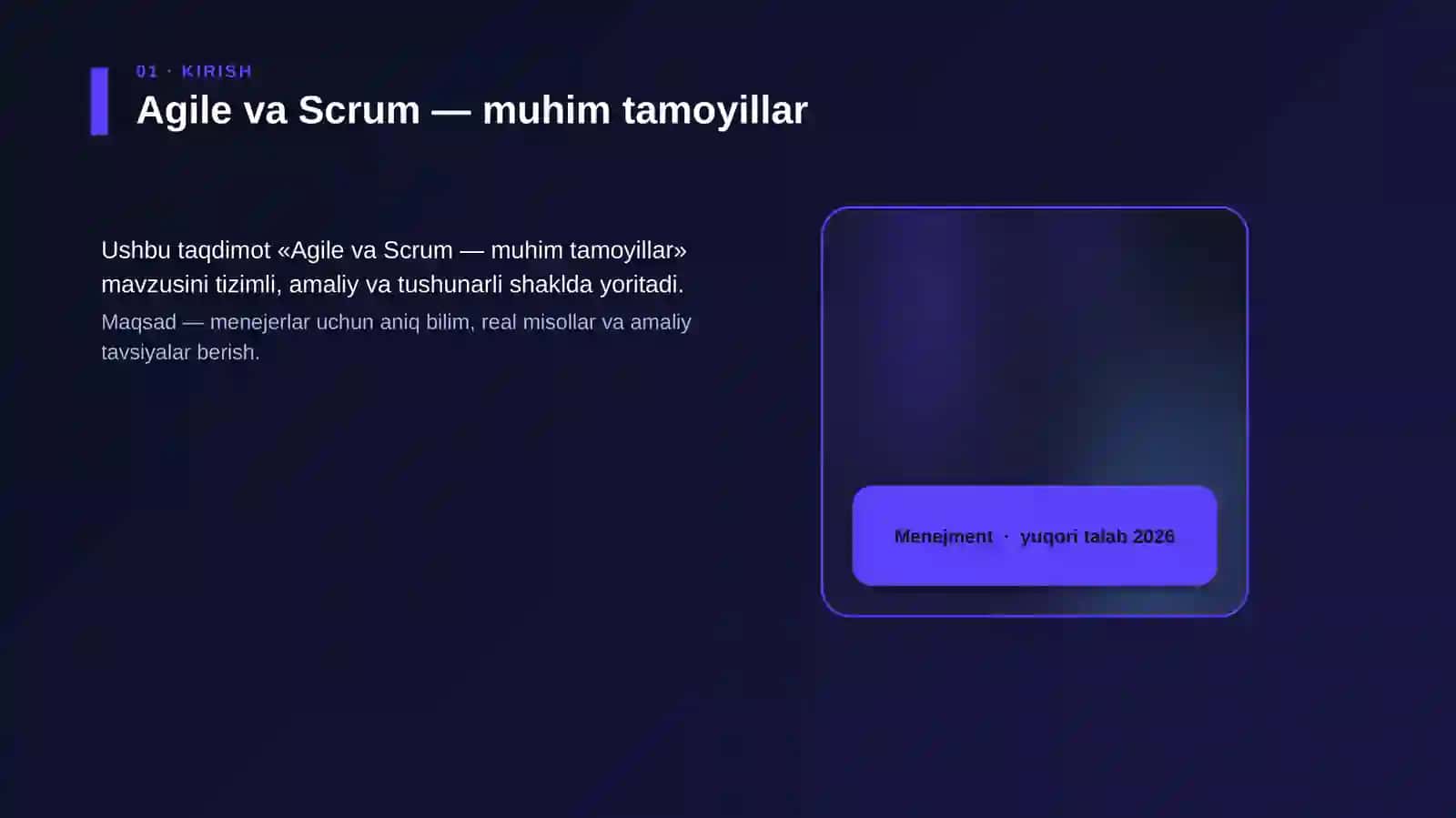 Agile va Scrum — muhim tamoyillar 4