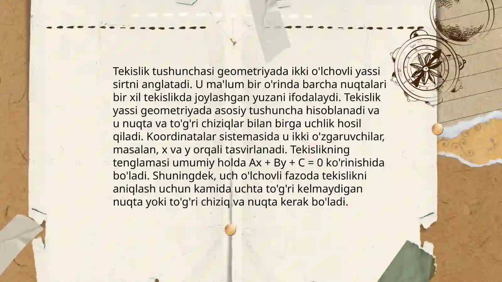 To'g'ri chiziqning tekislikka perpendekularligi 4