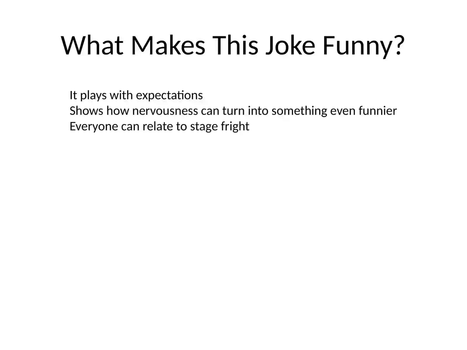 My Favorite Joke About Speaking 4