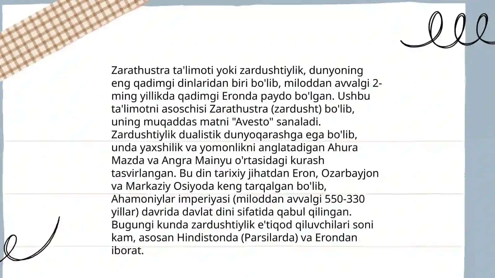 Avesto turkumiga kirga kitoblar 4