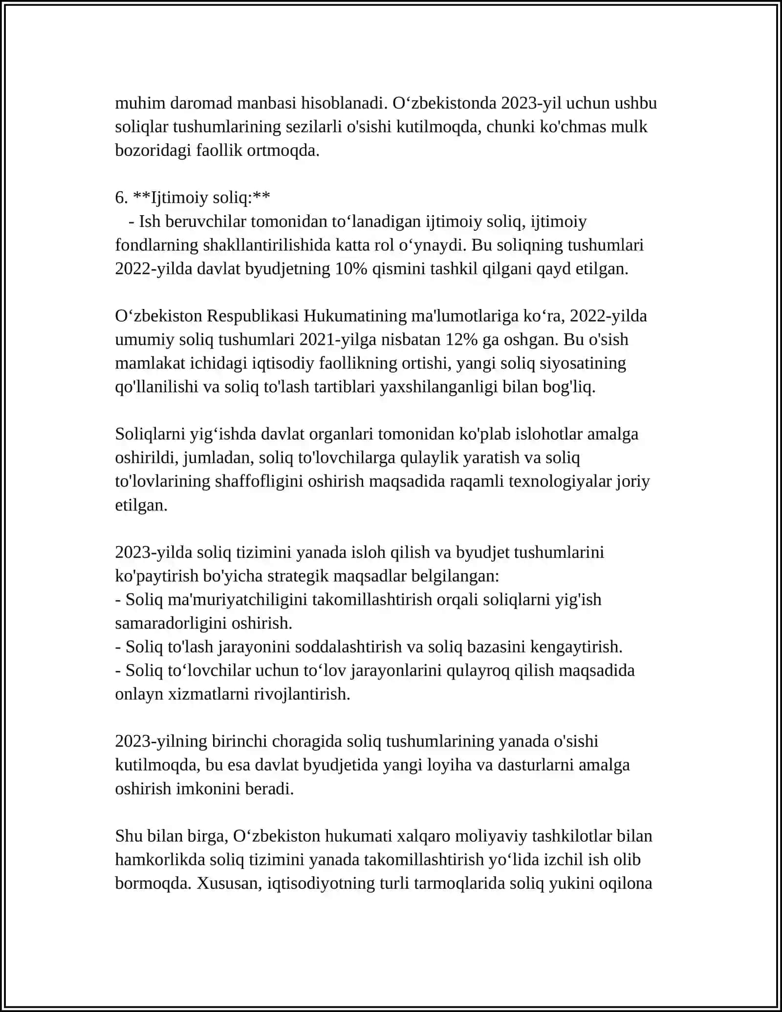 DAVLAT BUDJETI DAROMADLARI 4