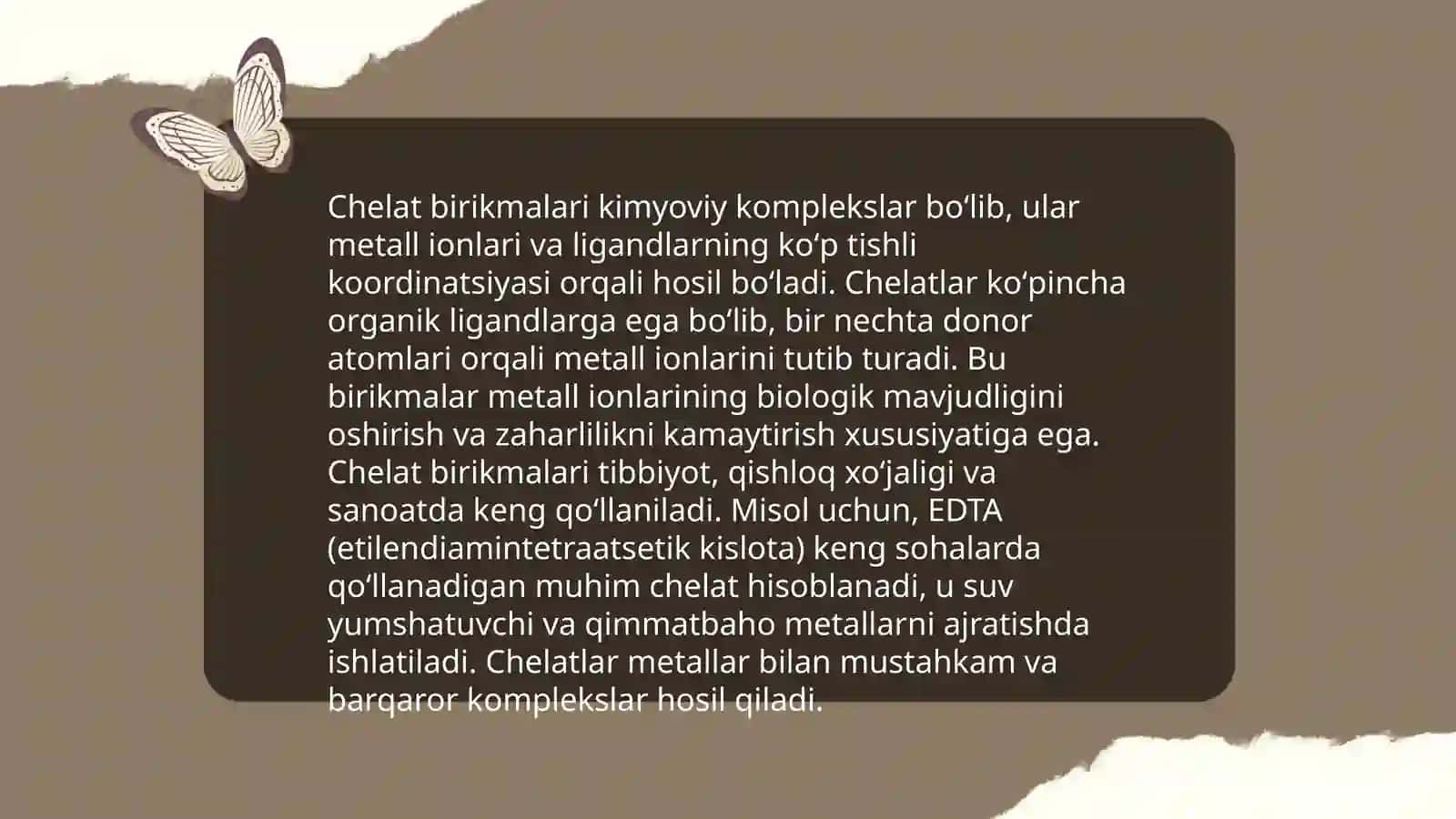 Kompleksonometriya asoslari 4