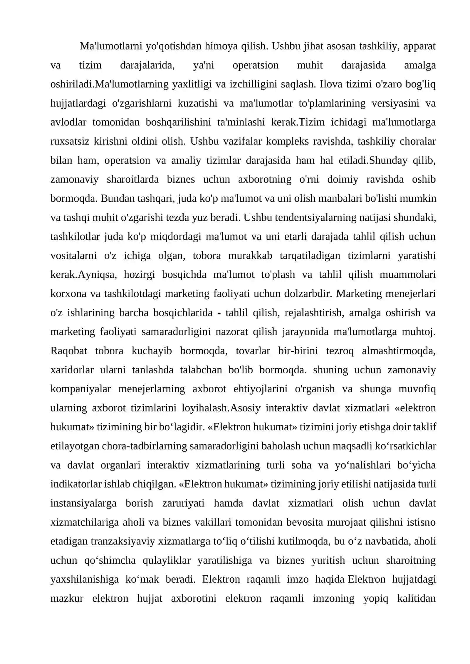 Korparativ axborot tizimlari 4