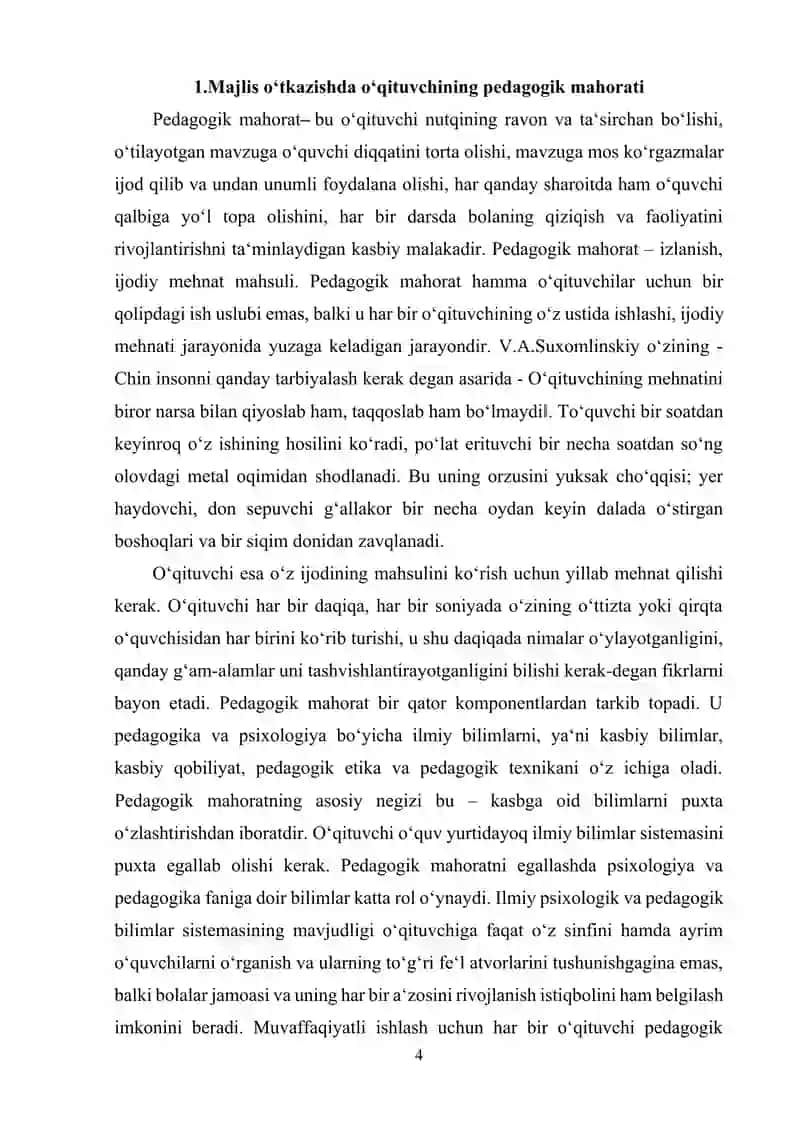 Sinf majlislarining oʻtkazish metodikasi pedagogik ta‘siri 4
