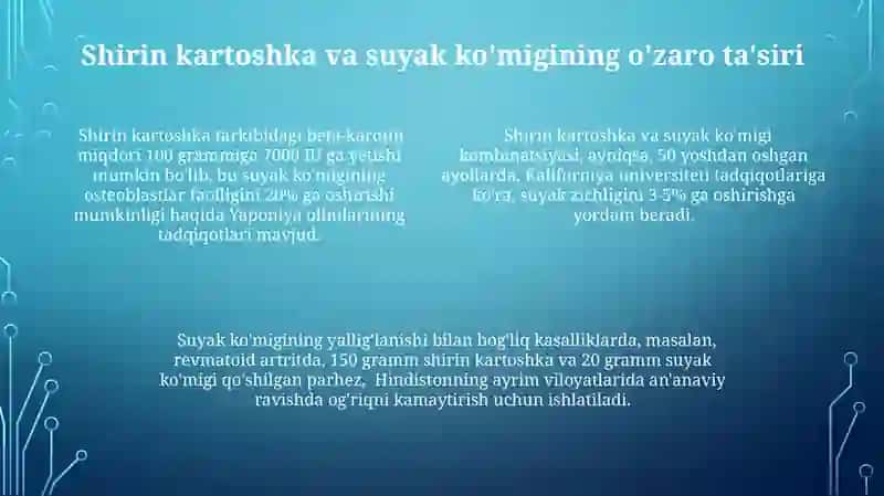 Shirin Kartoshka va Suyak Miyini Taom Retseptlari 4