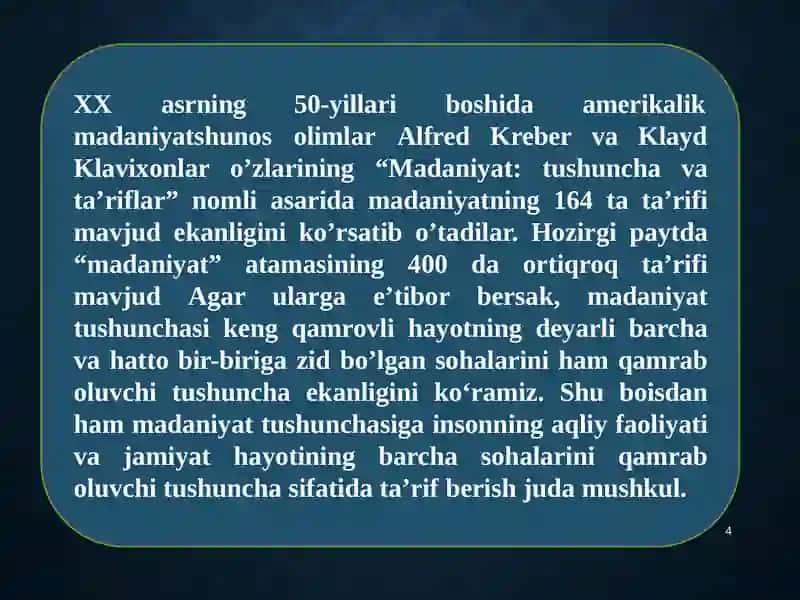 Tarix falsafasi, sivilizatsiya va madaniyat 4
