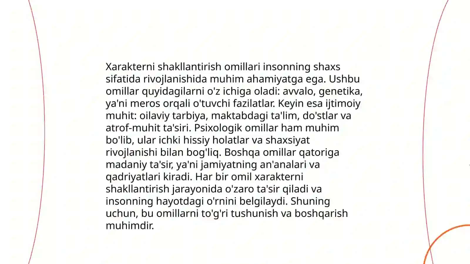 Xarakter va shaxsiy fazilatlar 4