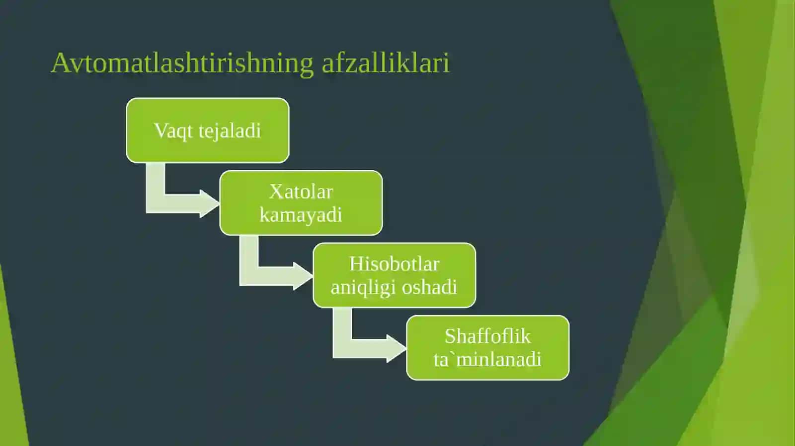 Avtomatlashtirishning zarurati 4