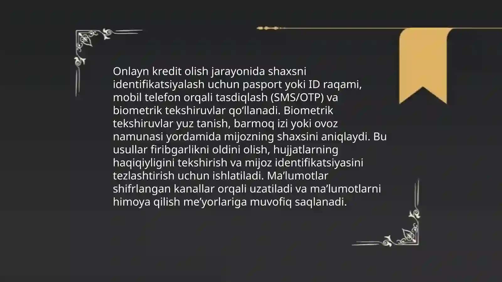 Online kredit olish jarayoni 4